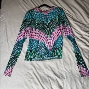 AFRM Multicolor Patterned Women's Top